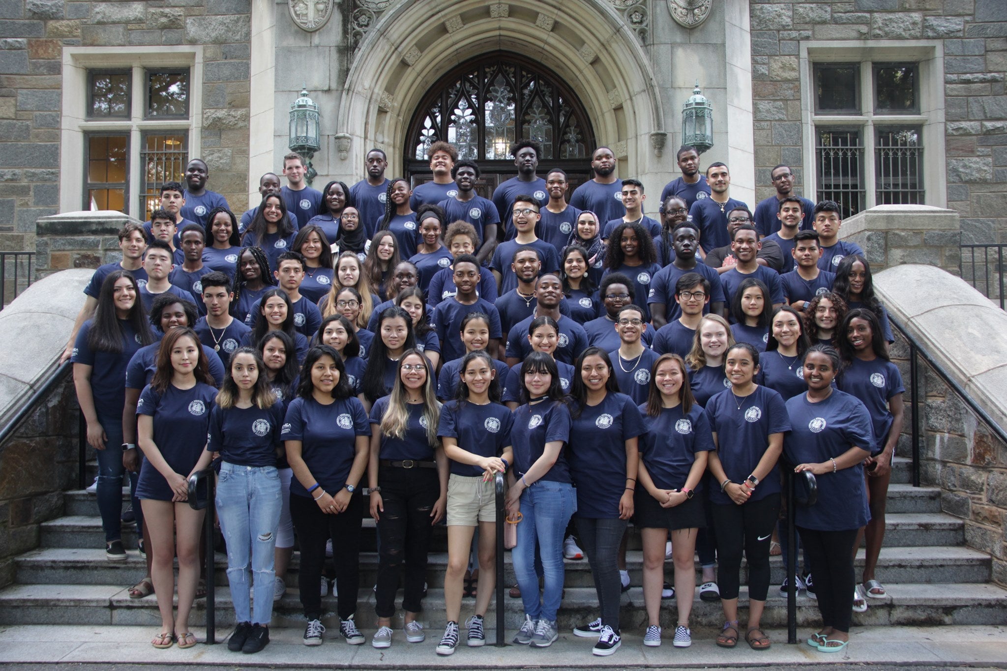 A CSP Cohort on the steps of Healey